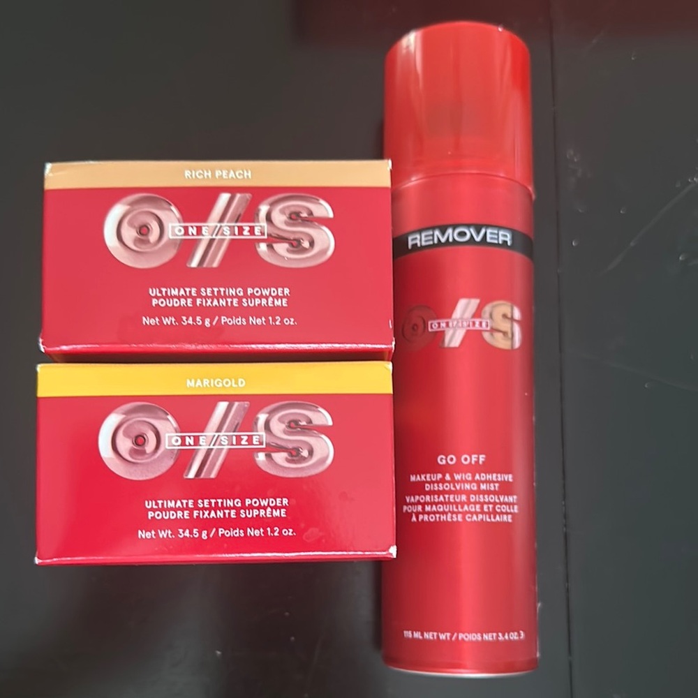ONE/SIZE Ultimate Setting Powders + GO OFF Makeup Remover Spray - New